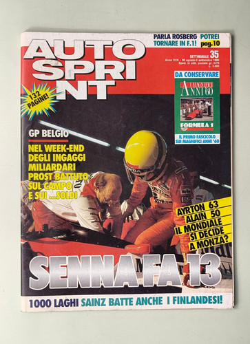 Autosprint 1990 ayrton - autosprint,