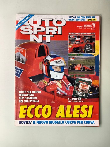 Autosprint 1990 alesi - alesi, alfa