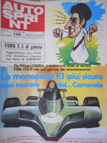 Autosprint 1980 foto poster - 17,
