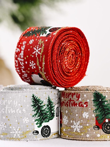 Weihnachtsband bunt auto print - weihnachtsband,
