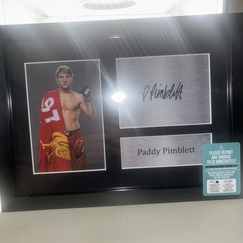 Paddy pimblett auto print - paddy,