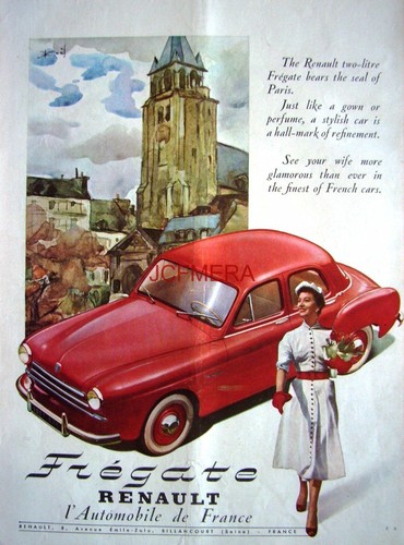 Renault fregate 1952 limousine - fregate,