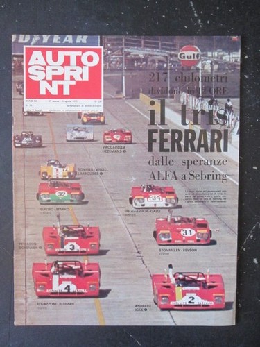 Autosprint 1972 tris - 1972,