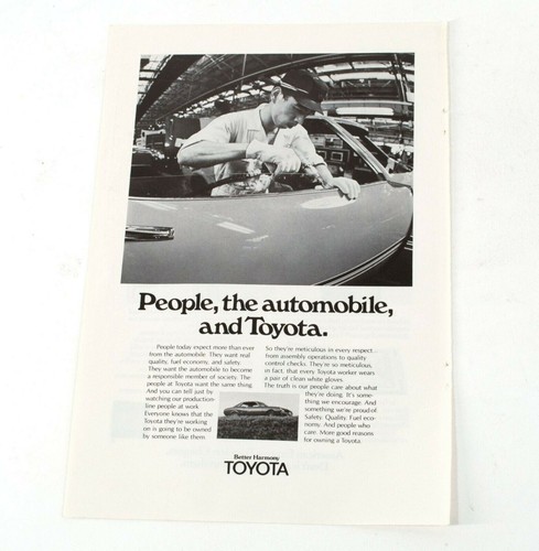 Vintage toyota better harmony - vintage,