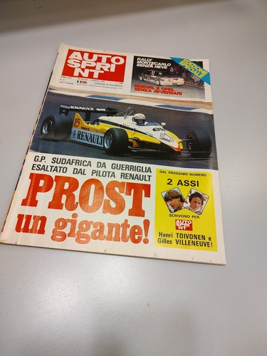 Autosprint von 1982 - nr.,