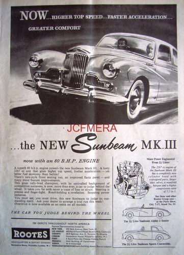 Sunbeam mkii 5 liter - liter, 1954